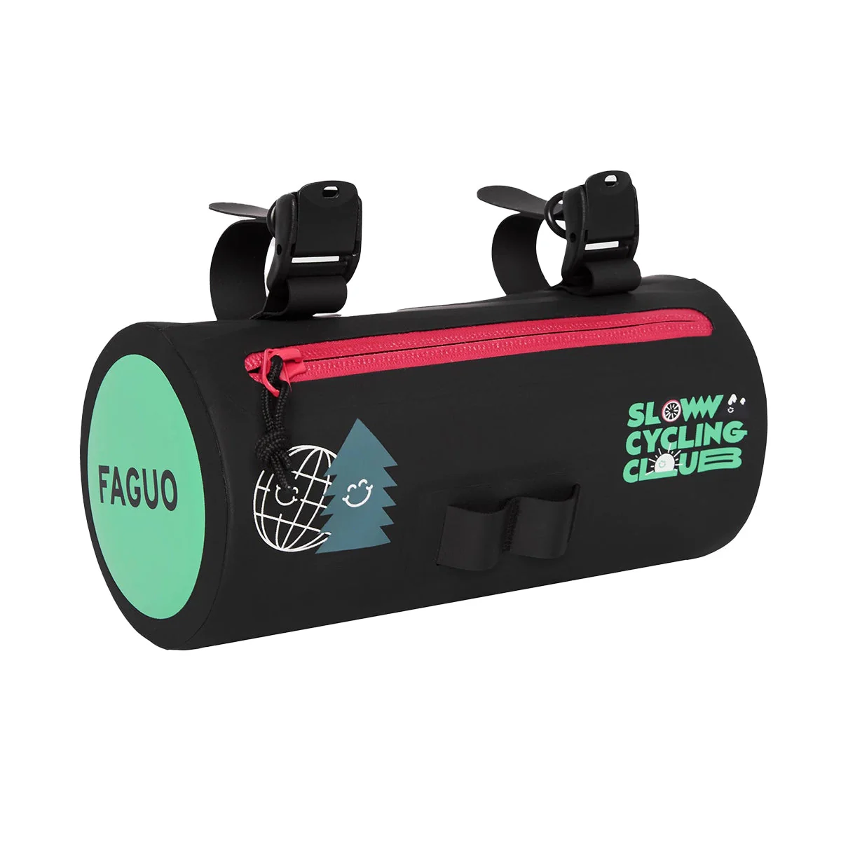 CAFE DU CYCLISTE X FAGUO Romain Handlebar Bag - Slow Black - Image 3