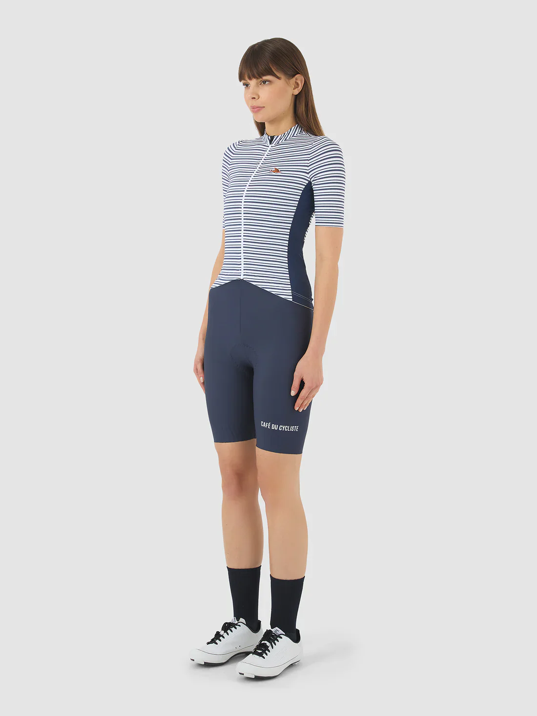 CAFE DU CYCLISTE Romy Women Jersey - Navy/White - Image 3
