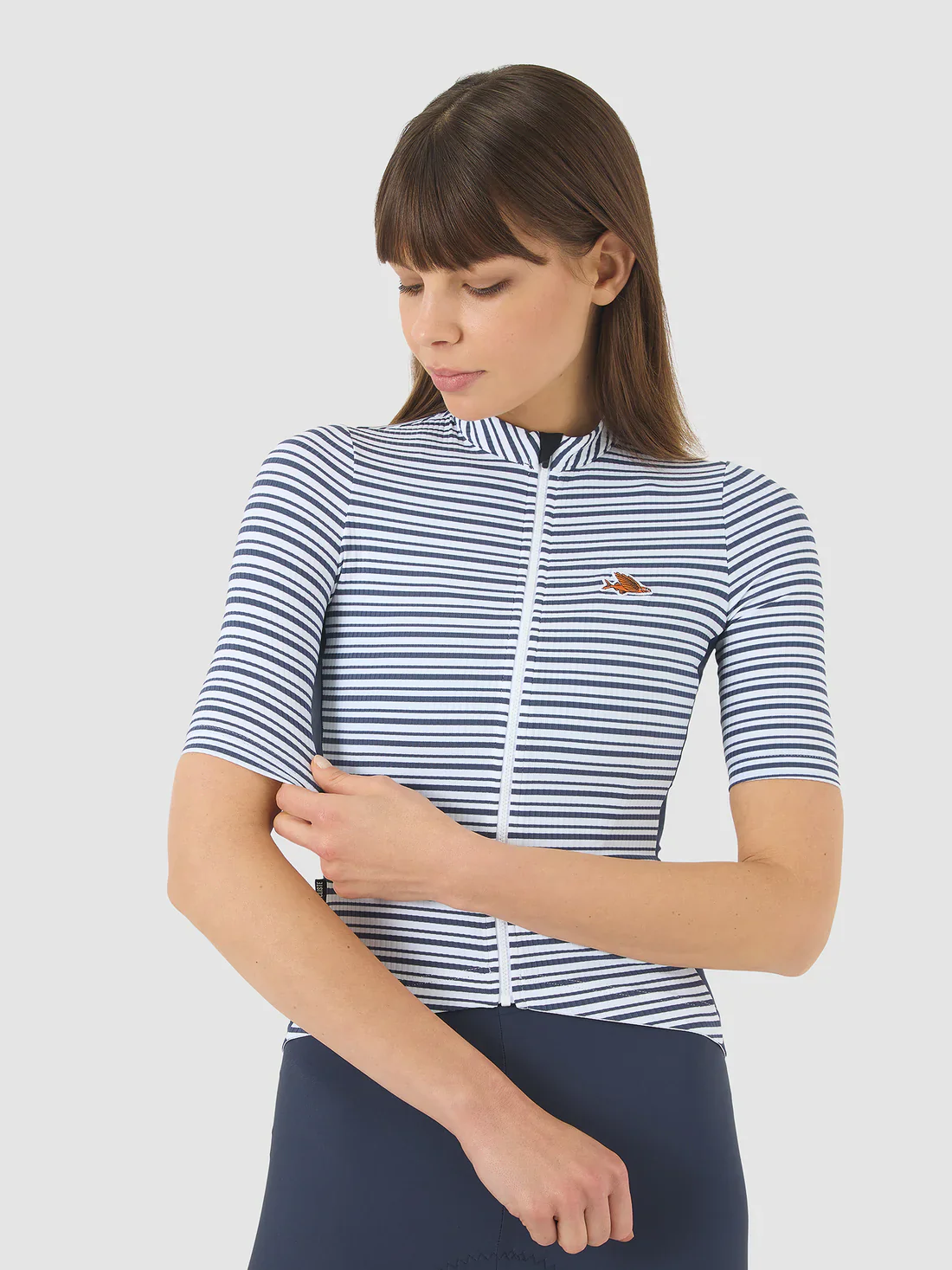 CAFE DU CYCLISTE Romy Women Jersey - Navy/White - Image 6