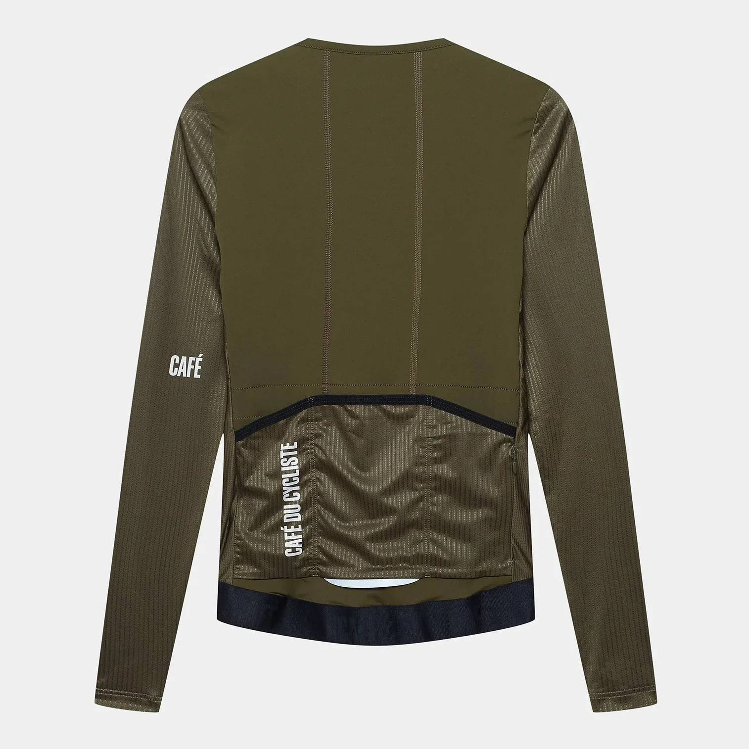 CAFE DU CYCLISTE Roxane Race Long Sleeve Jersey - Khaki - Image 2