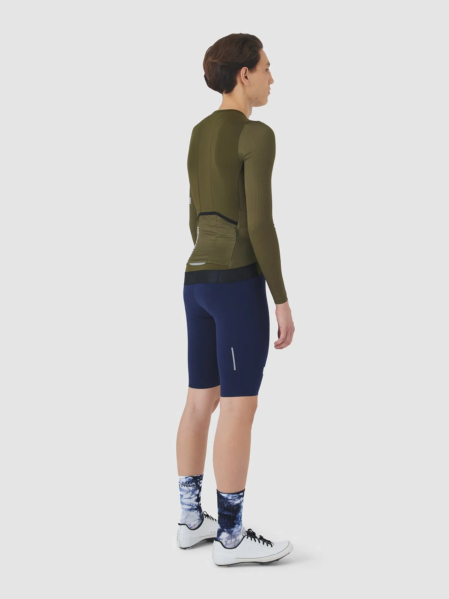 CAFE DU CYCLISTE Roxane Race Long Sleeve Jersey - Khaki - Image 6