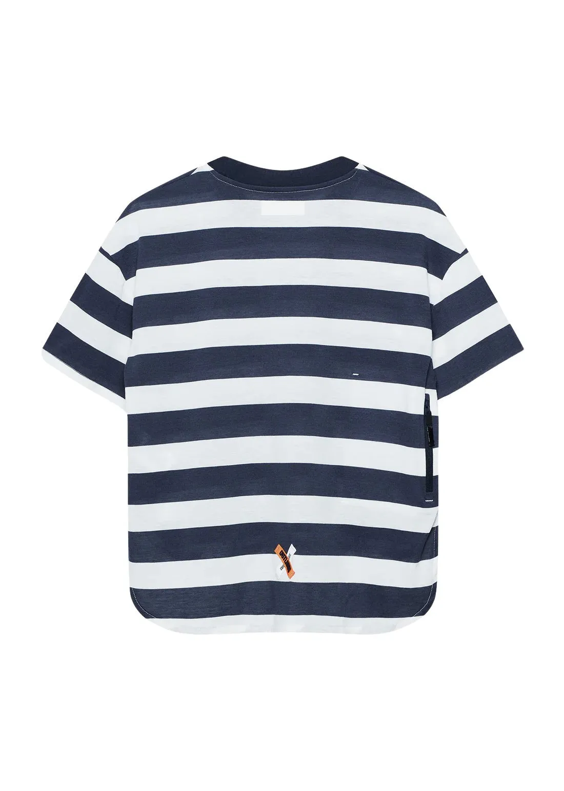 CAFE DU CYCLISTE Sandrine Women Cycling Jersey - Mariniere Navy/White - Image 2