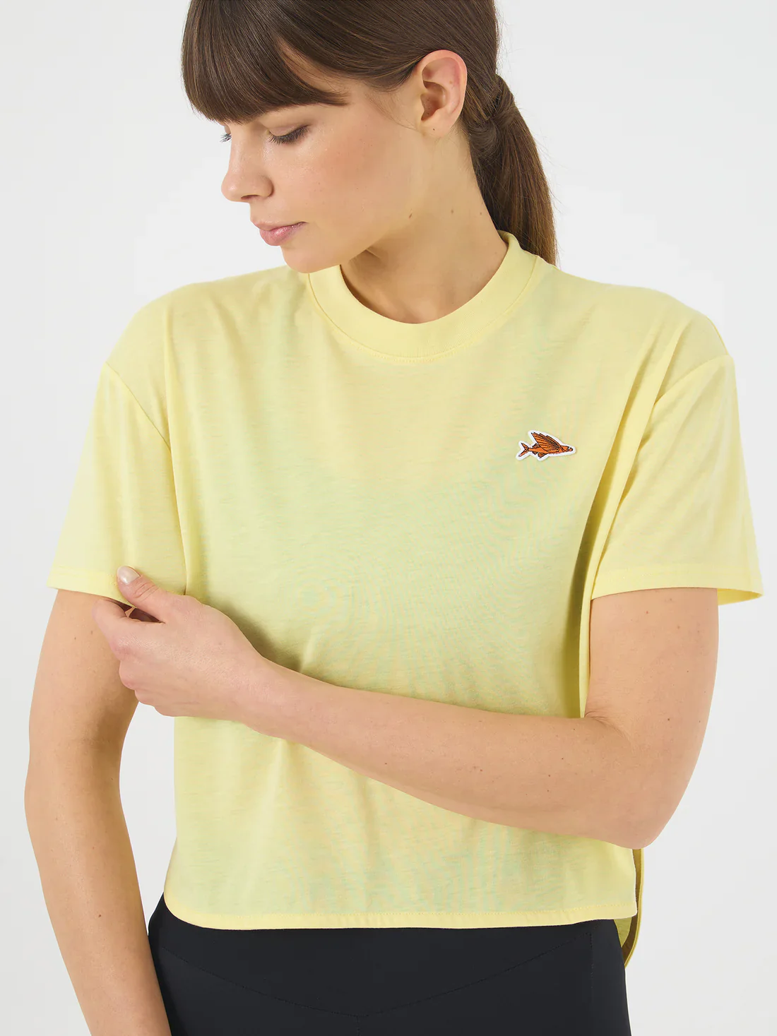 CAFE DU CYCLISTE Sandrine Women Cycling Jersey - Naples Yellow - Image 6