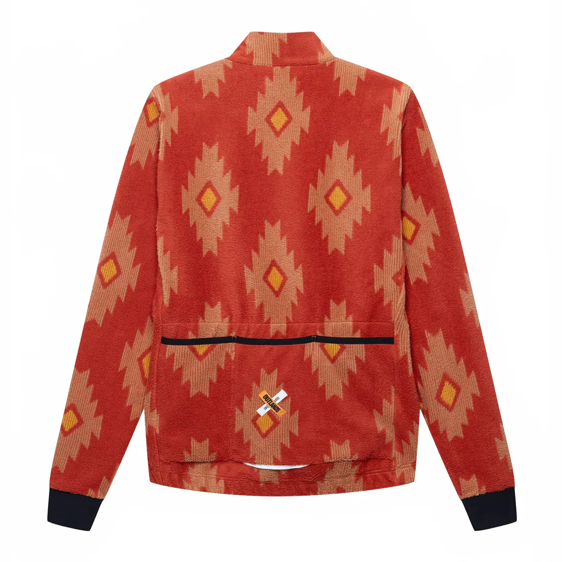 CAFE DU CYCLISTE Solange Fleece Long Sleeve Jersey - Clay/Sandstone - Image 2