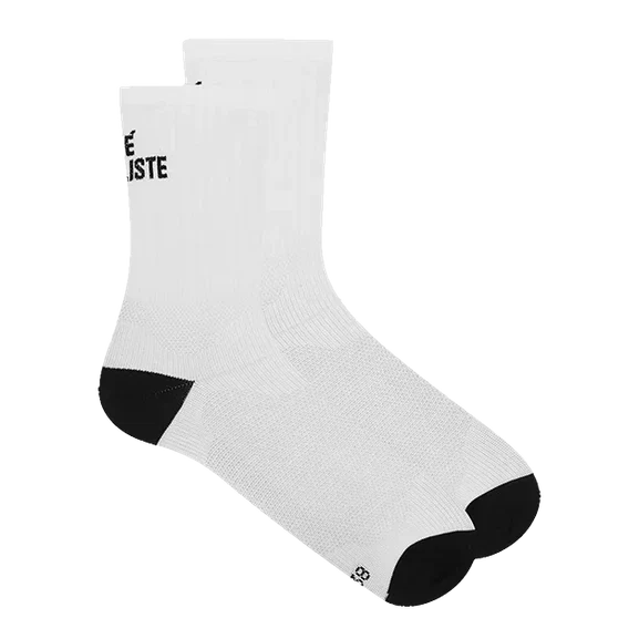 CAFE DU CYCLISTE Solid Socks - White