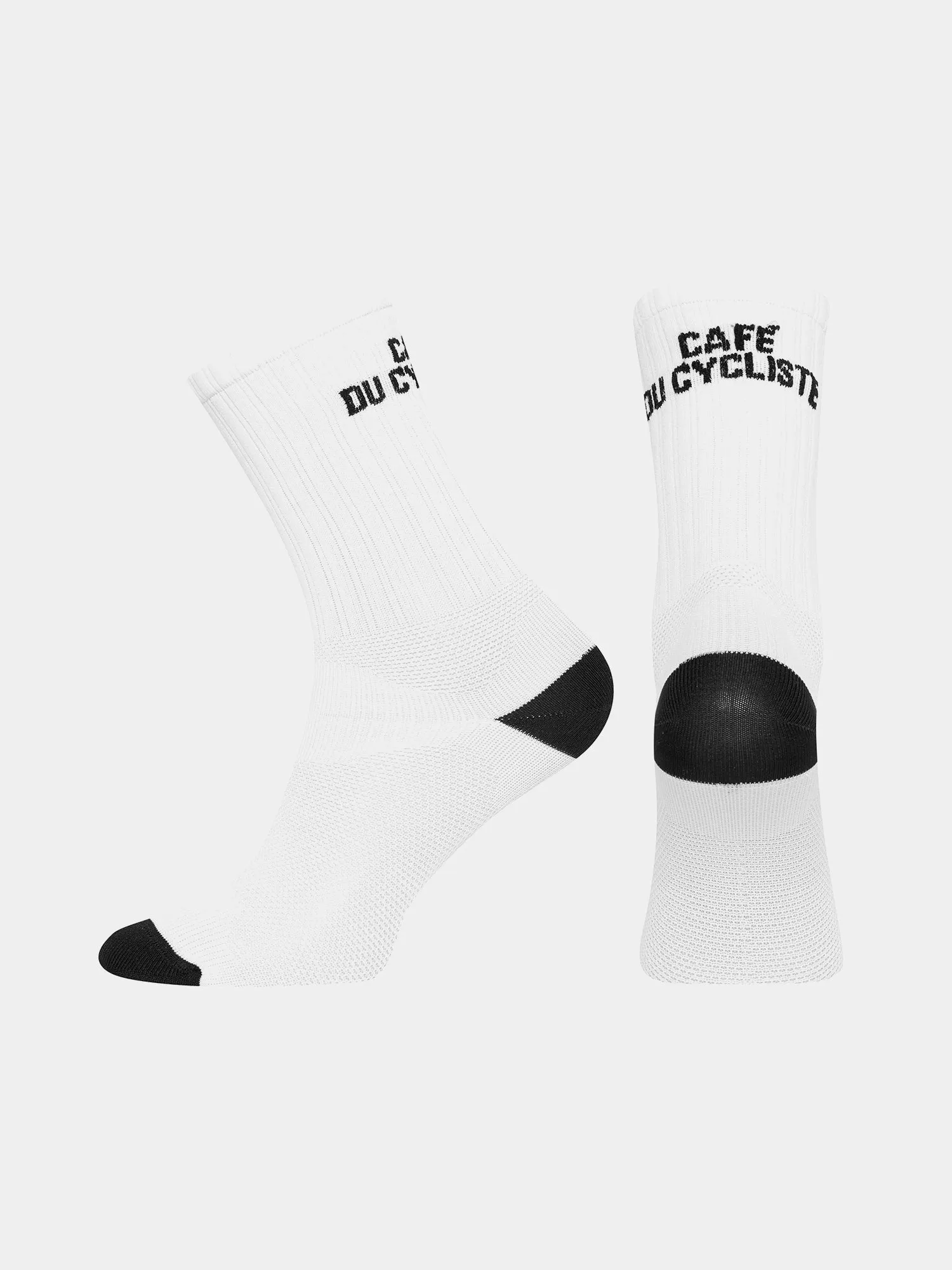 CAFE DU CYCLISTE Solid Socks - White - Image 2
