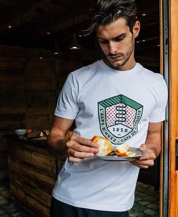 CAFE DU CYCLISTE Col Series Tshirt - Alpe D'Huez - Image 5