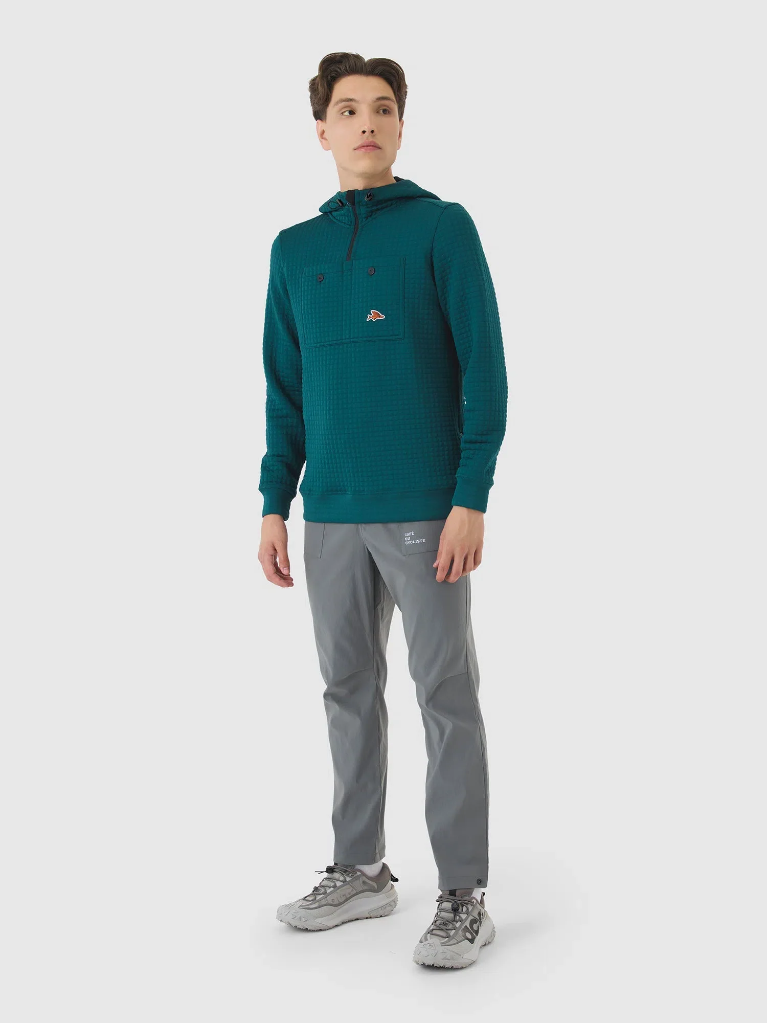 CAFE DU CYCLISTE Thelma Active Sweatshirt - Alpine Green - Image 2