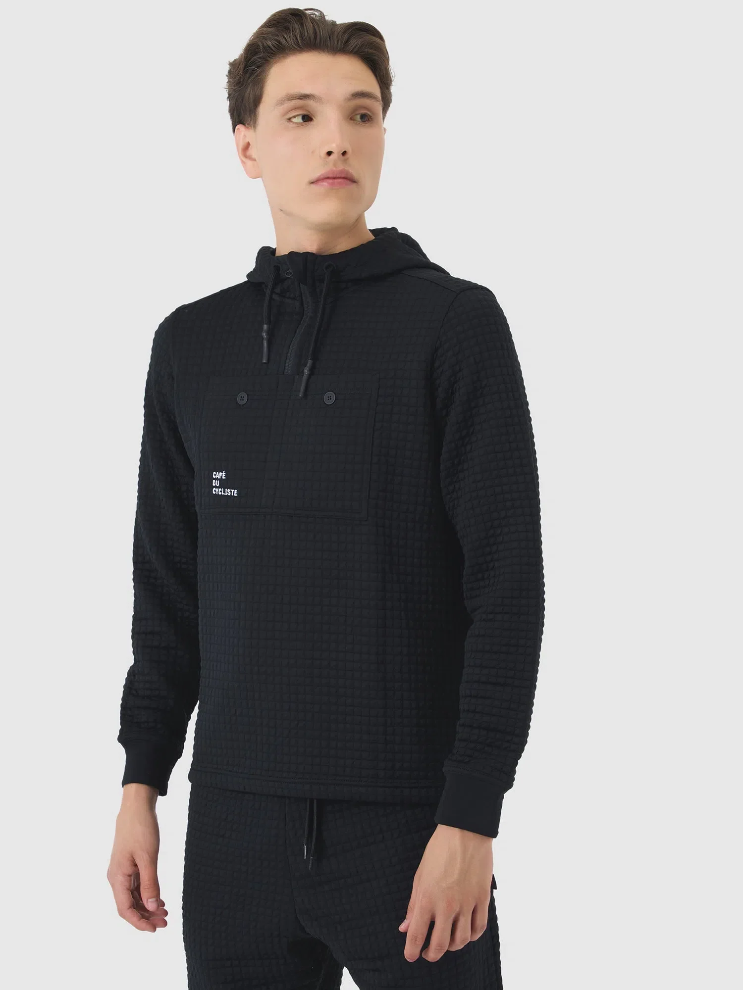 CAFE DU CYCLISTE Thelma Active Sweatshirt - Black - Image 4