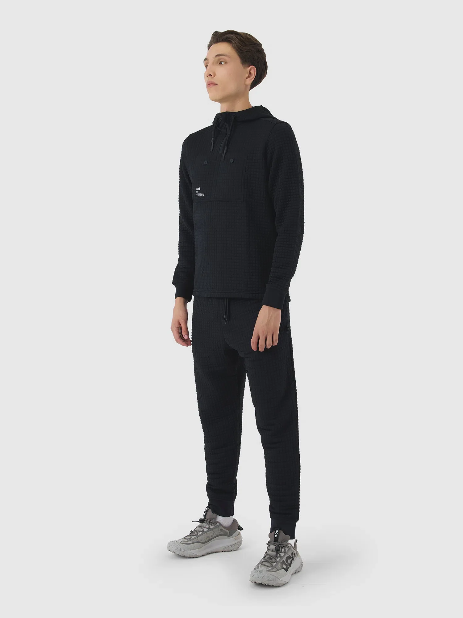 CAFE DU CYCLISTE Thelma Active Sweatshirt - Black - Image 5
