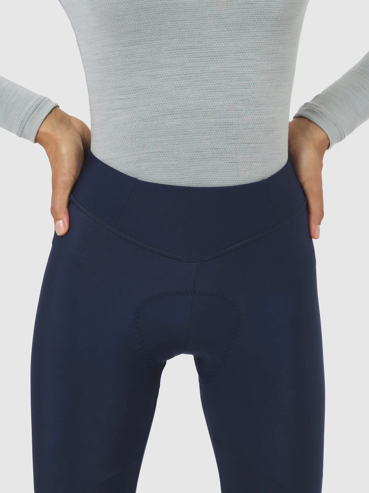 CAFE DU CYCLISTE Theresa Brushed Women Tights - Navy - Image 3