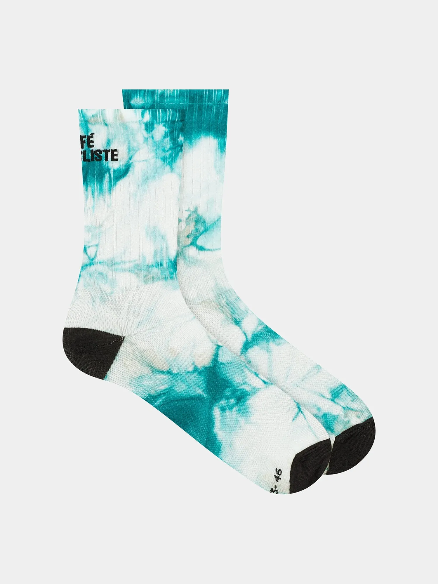 CAFÉ DU CYCLISTE Tie Dye Socks - Dark Sea - Image 2