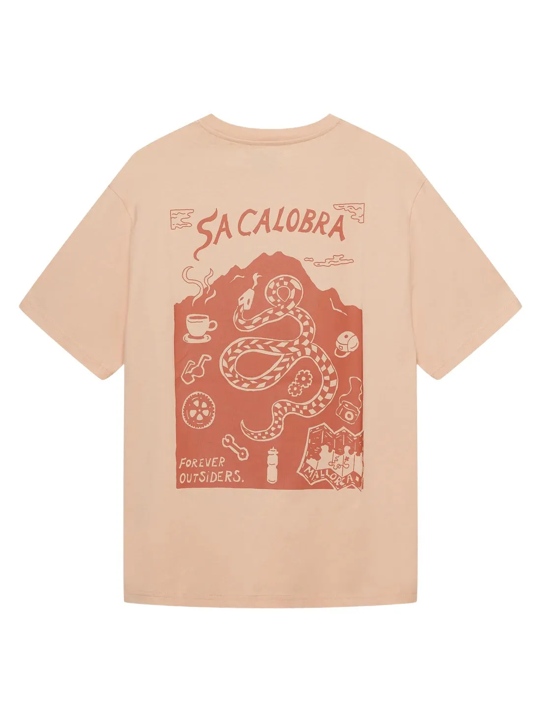 CAFE DU CYCLISTE TShirt Col Sa Calobra - Sand - Image 2