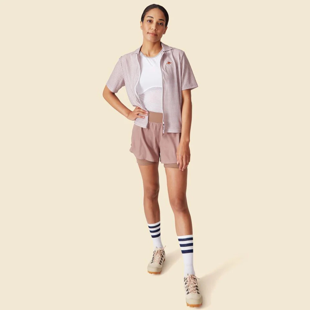 CAFE DU CYCLISTE Unisex Cycling Shirt Claudine - Oyster Grey - Image 5