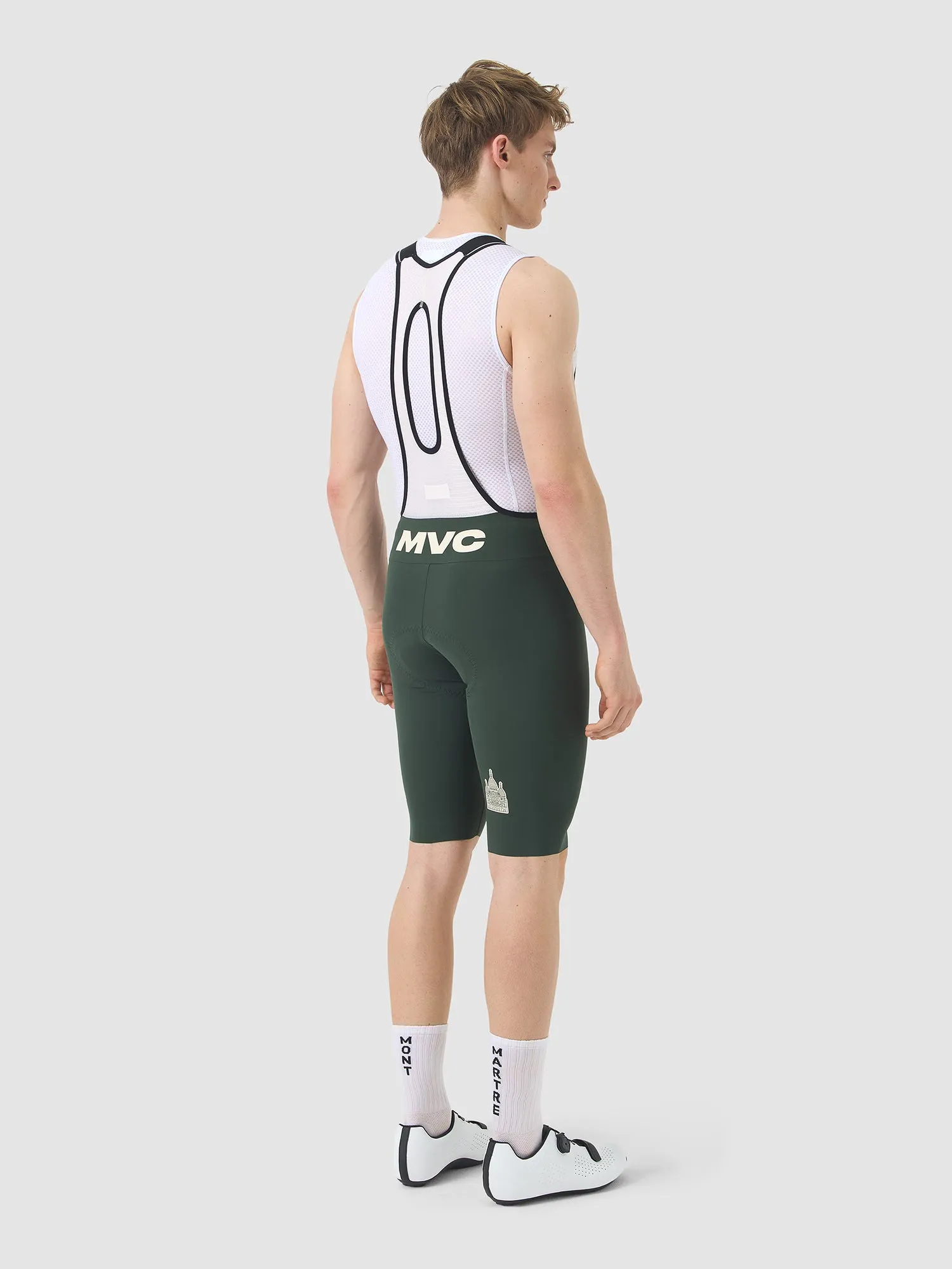 CAFÉ DU CYCLISTE Victoire MVC Bib Short - Dark Green - Image 4