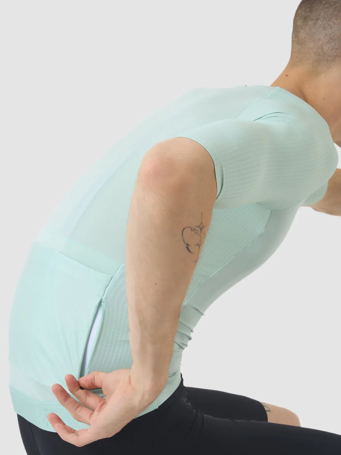 CAFE DU CYCLISTE Vinciane Super Light Jersey - Jadeite - Image 5