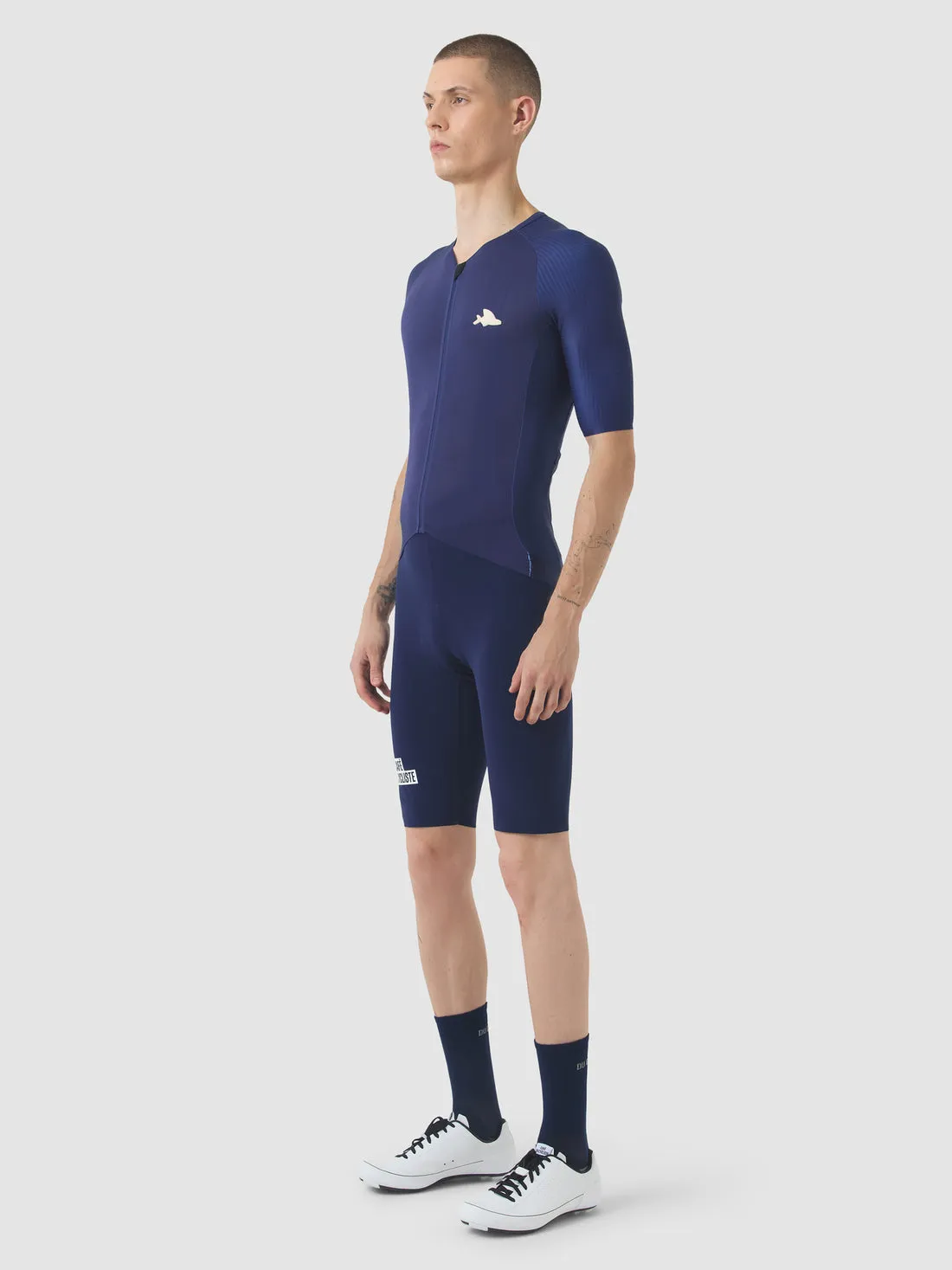 CAFE DU CYCLISTE Vinciane Super Light Jersey - Navy - Image 6