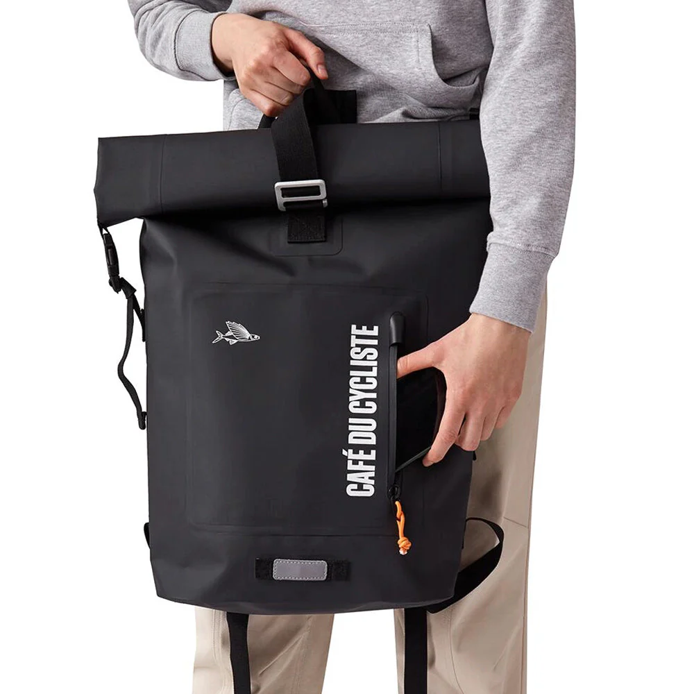 CAFE DU CYCLISTE Waterproof Backpack - Black - Image 2