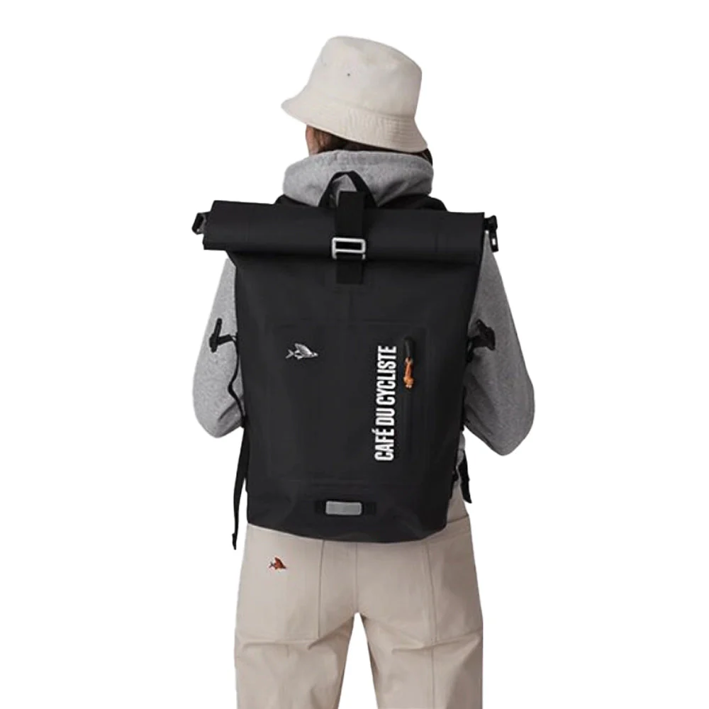 CAFE DU CYCLISTE Waterproof Backpack - Black - Image 4