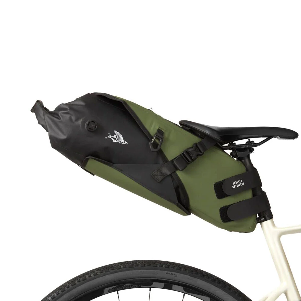 CAFE DU CYCLISTE Waterproof Bike Packing Saddle Bag - Khaki - Image 3