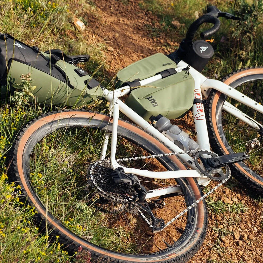 CAFE DU CYCLISTE Waterproof Frame Bag - Khaki - Image 4