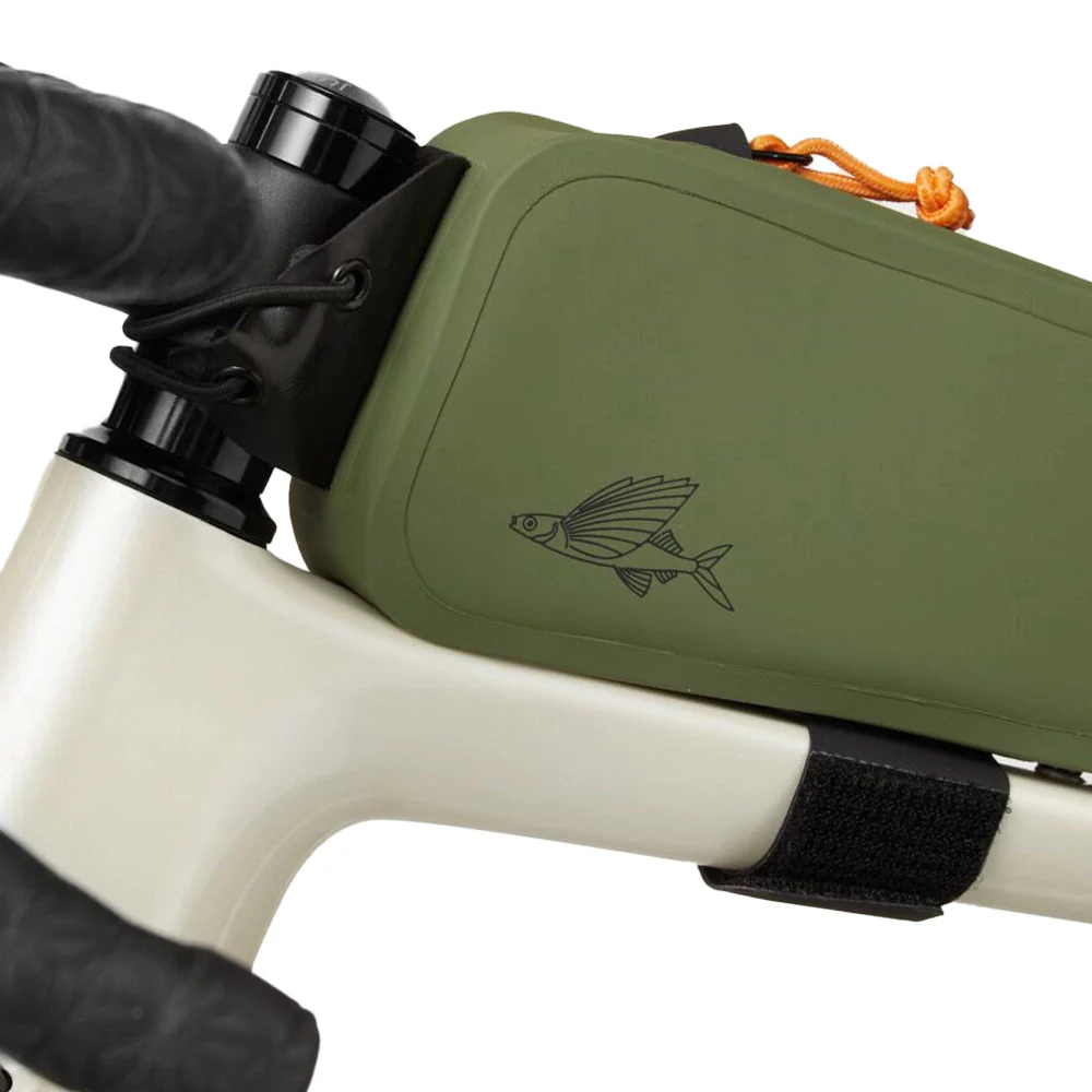 CAFE DU CYCLISTE Waterproof Top Tube Bag - Khaki - Image 3