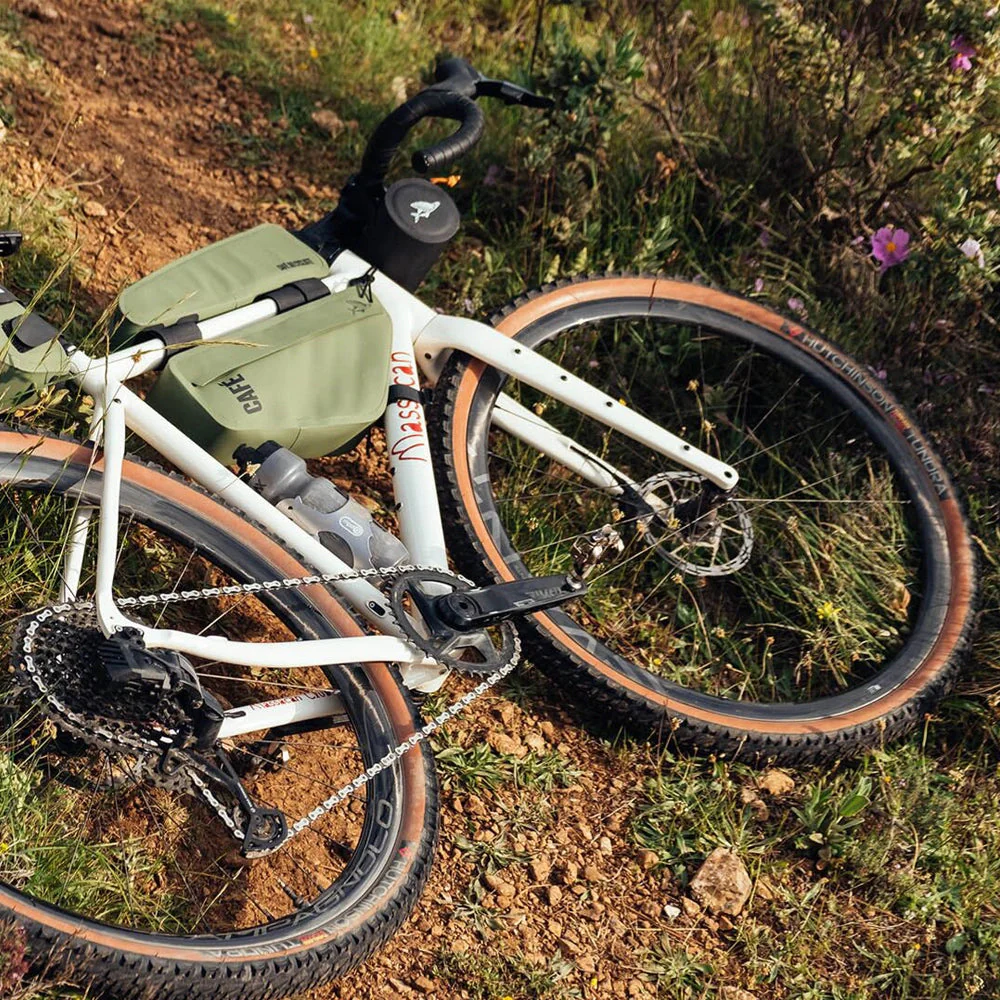 CAFE DU CYCLISTE Waterproof Top Tube Bag - Khaki - Image 4