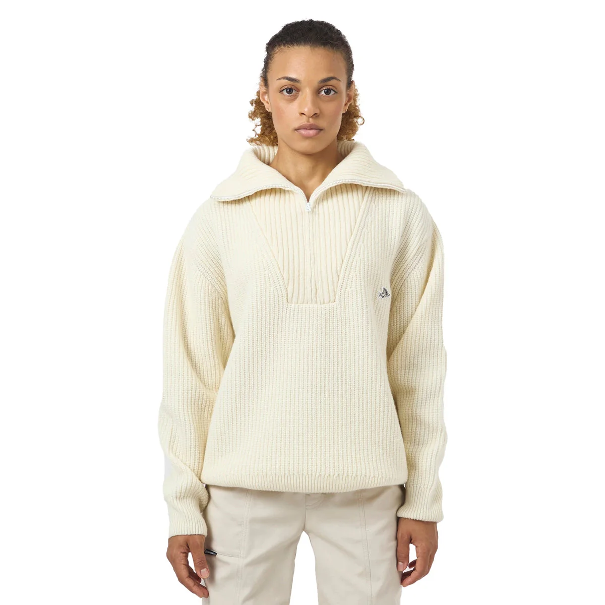 CAFE DU CYCLISTE Alina Pullover - Chalk - Image 4