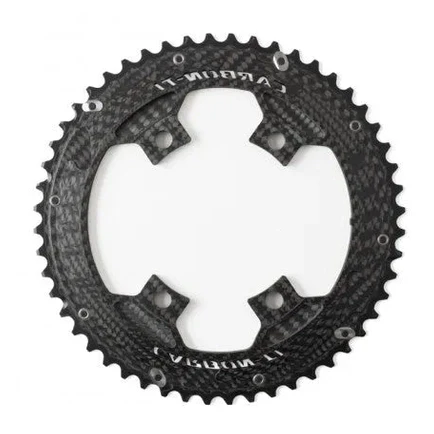 CARBON TI X Carboring Evo 52x110 4 Arms - Carbon Black - Image 2