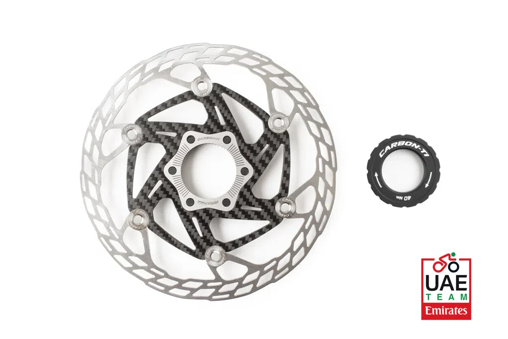 CARBON TI X Rotor Steelcarbon 3 Center Lock - Silver - Image 2
