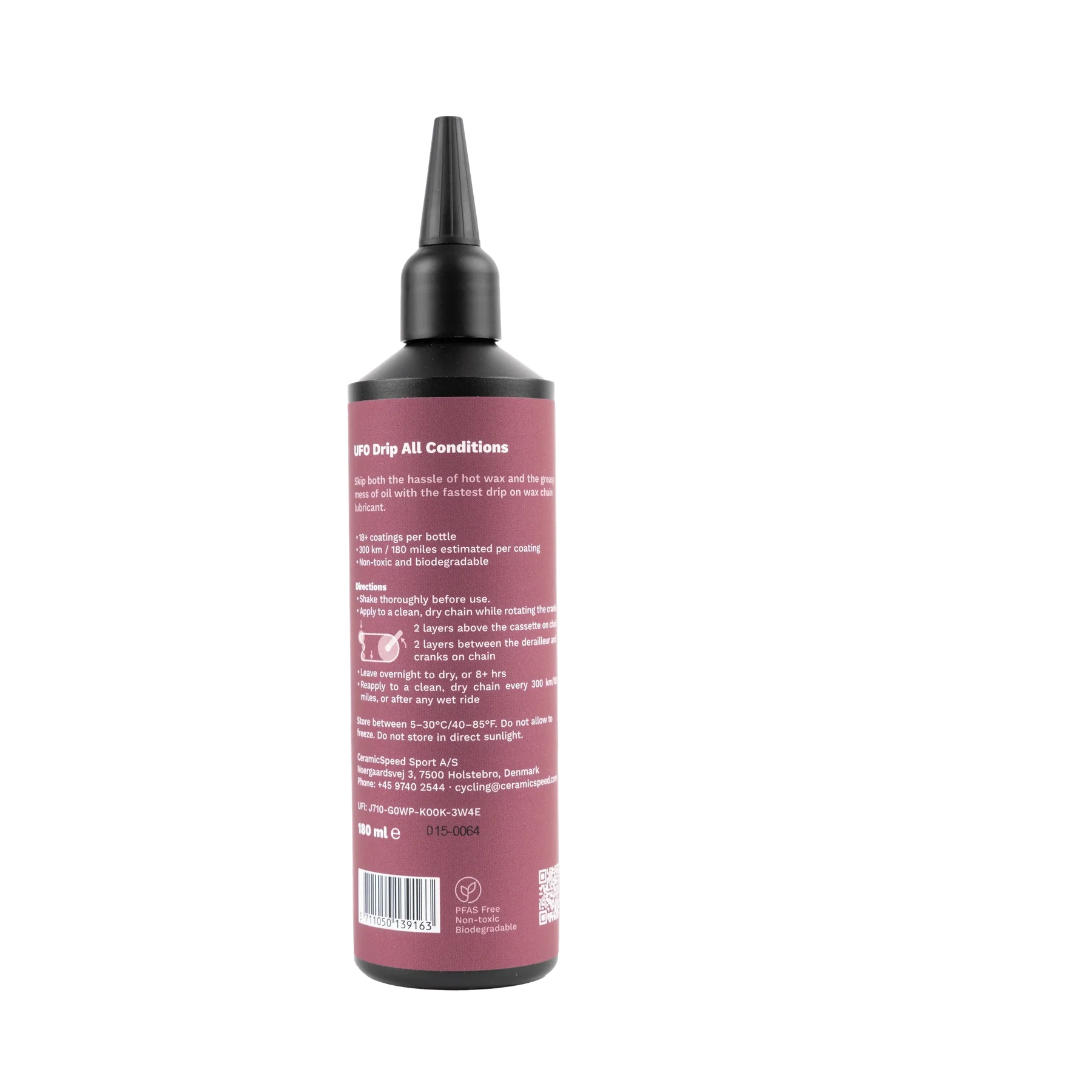 CERAMICSPEED Ufo Drip Wax Chain Coating 180ml - All conditions - Image 2