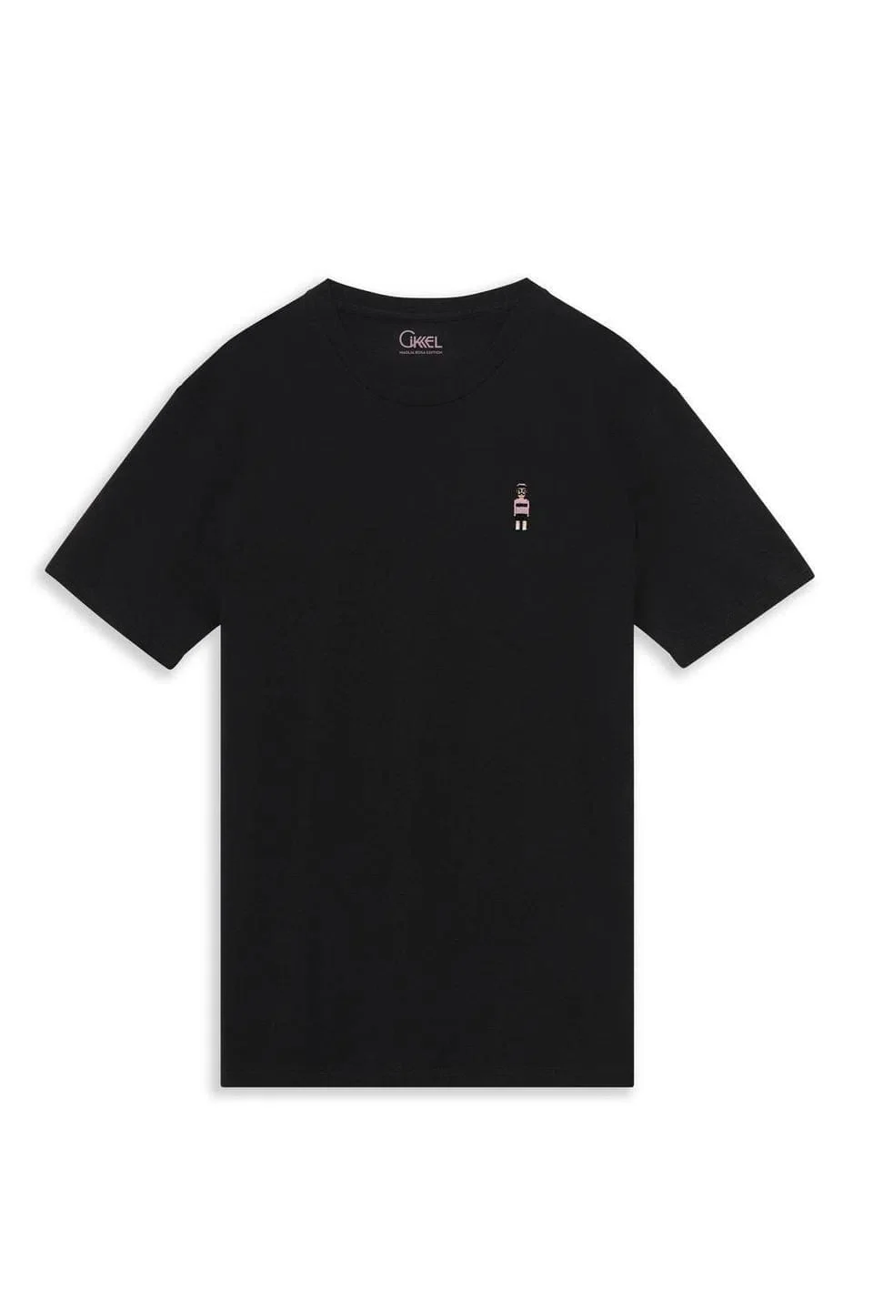 CIKKEL Maglia Rosa Tshirt - Black