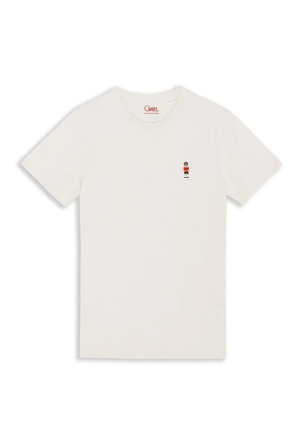 CIKKEL Maillot Rojo Tshirt - Off-White