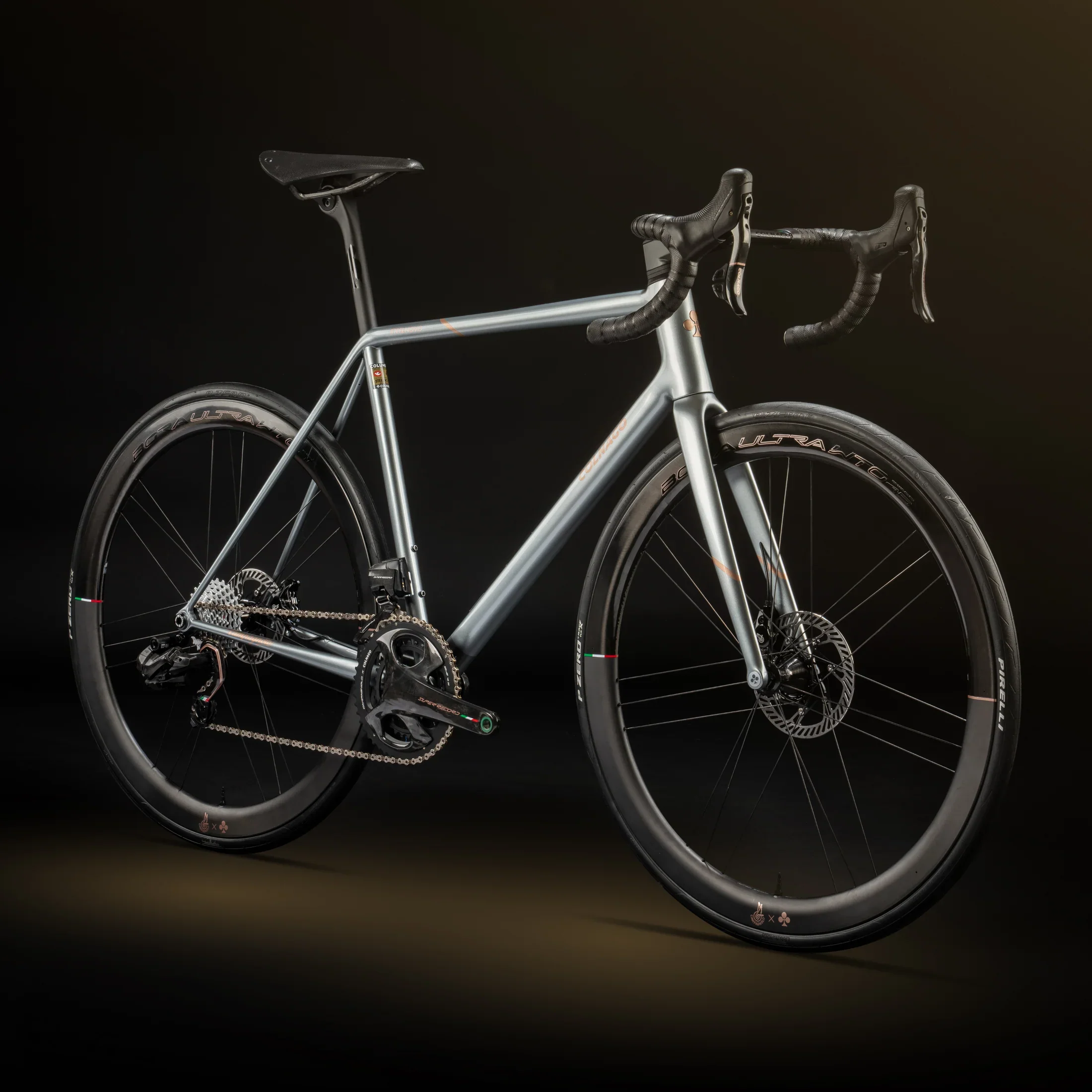 COLNAGO Steelnovo Steel 3D Printed Road Bike Campagnolo Wireless - Light Blue - Image 2