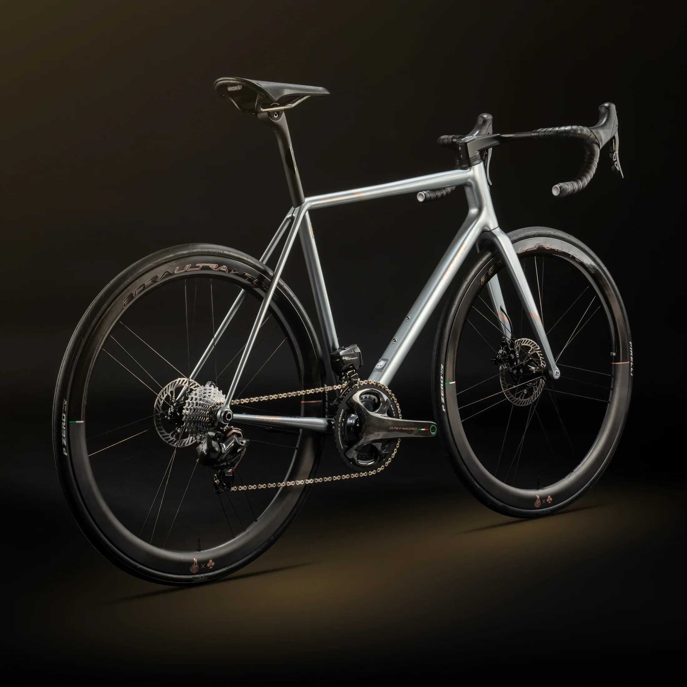 COLNAGO Steelnovo Steel 3D Printed Road Bike Campagnolo Wireless - Light Blue - Image 3