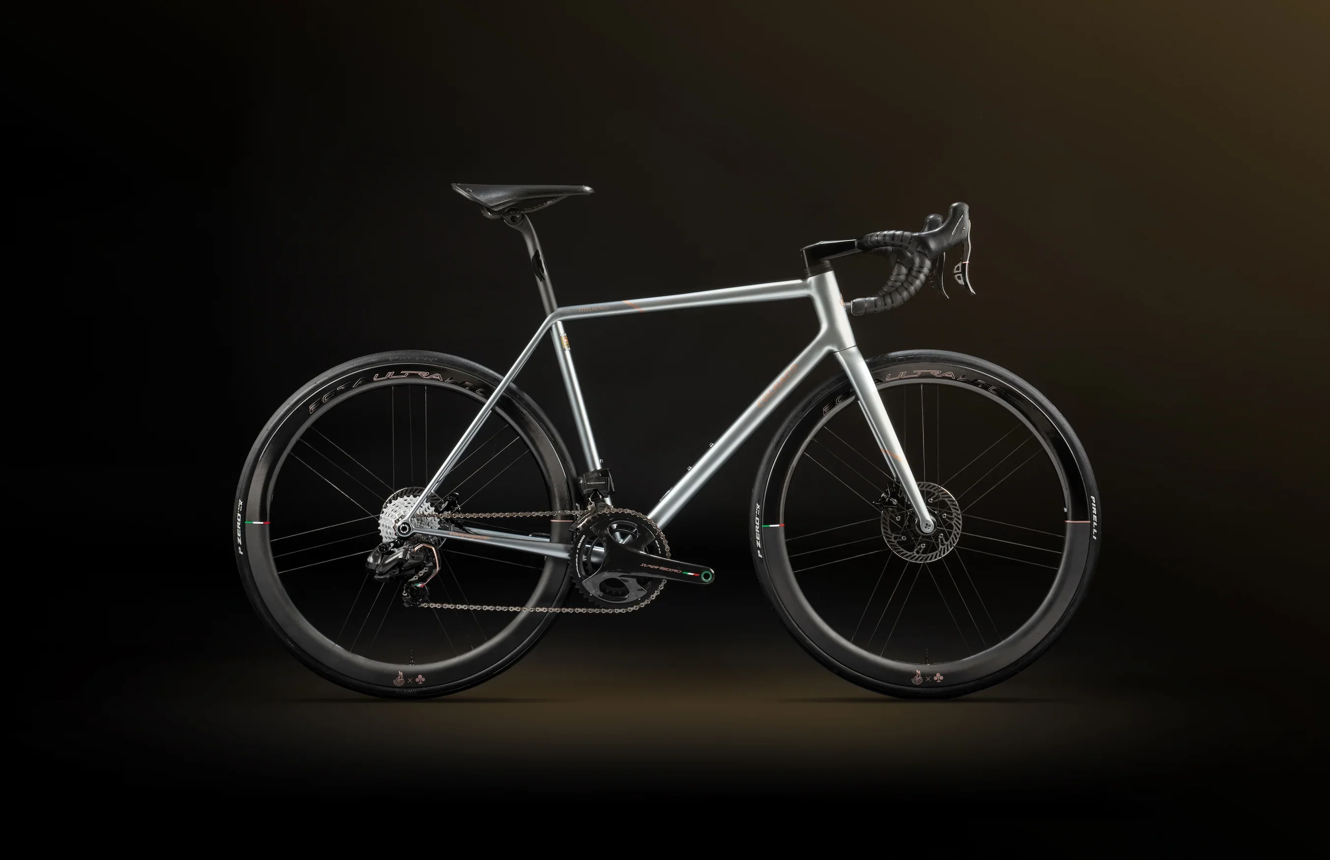COLNAGO Steelnovo Steel 3D Printed Road Bike Campagnolo Wireless - Light Blue - Image 5