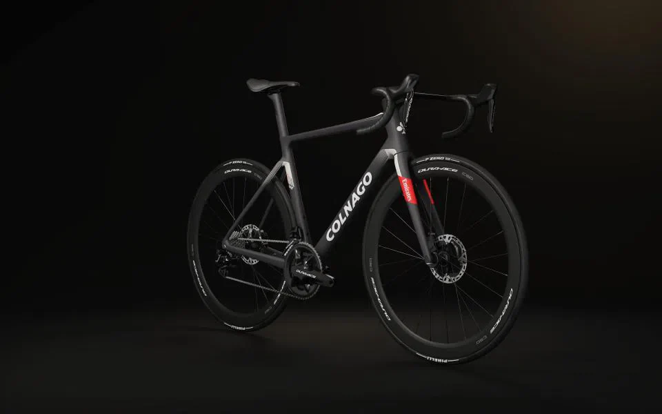 COLNAGO V4RS Disc Complete Bike Road 2024 Shimano Ultegra R8170 Di2 Fulcrum Wheelset - Team UAE/SDM4 - Image 2