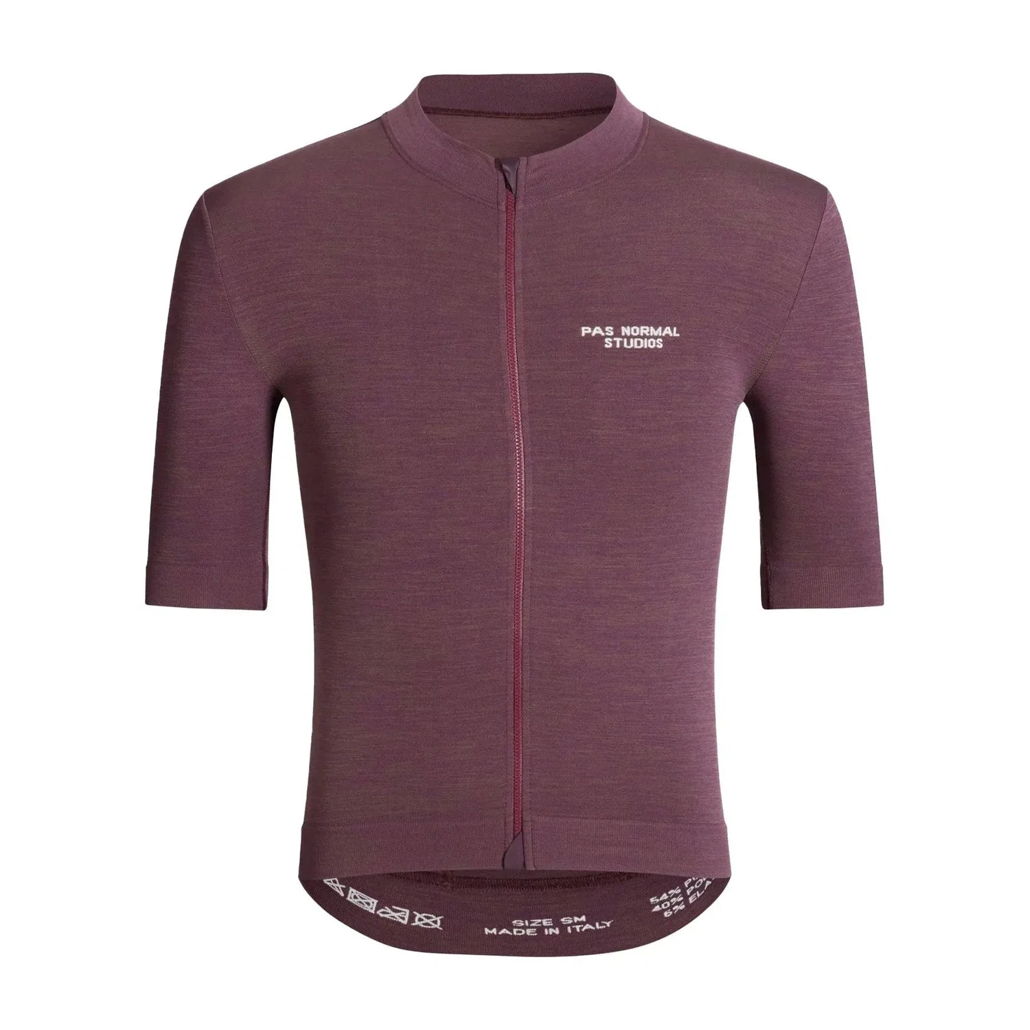 PAS NORMAL STUDIOS ESCAPISM Knit SS Jersey - Dark Red