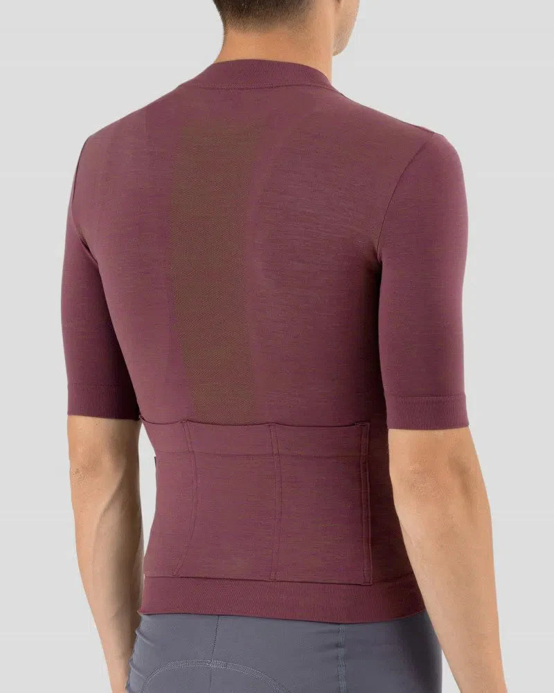 PAS NORMAL STUDIOS ESCAPISM Knit SS Jersey - Dark Red - Image 4