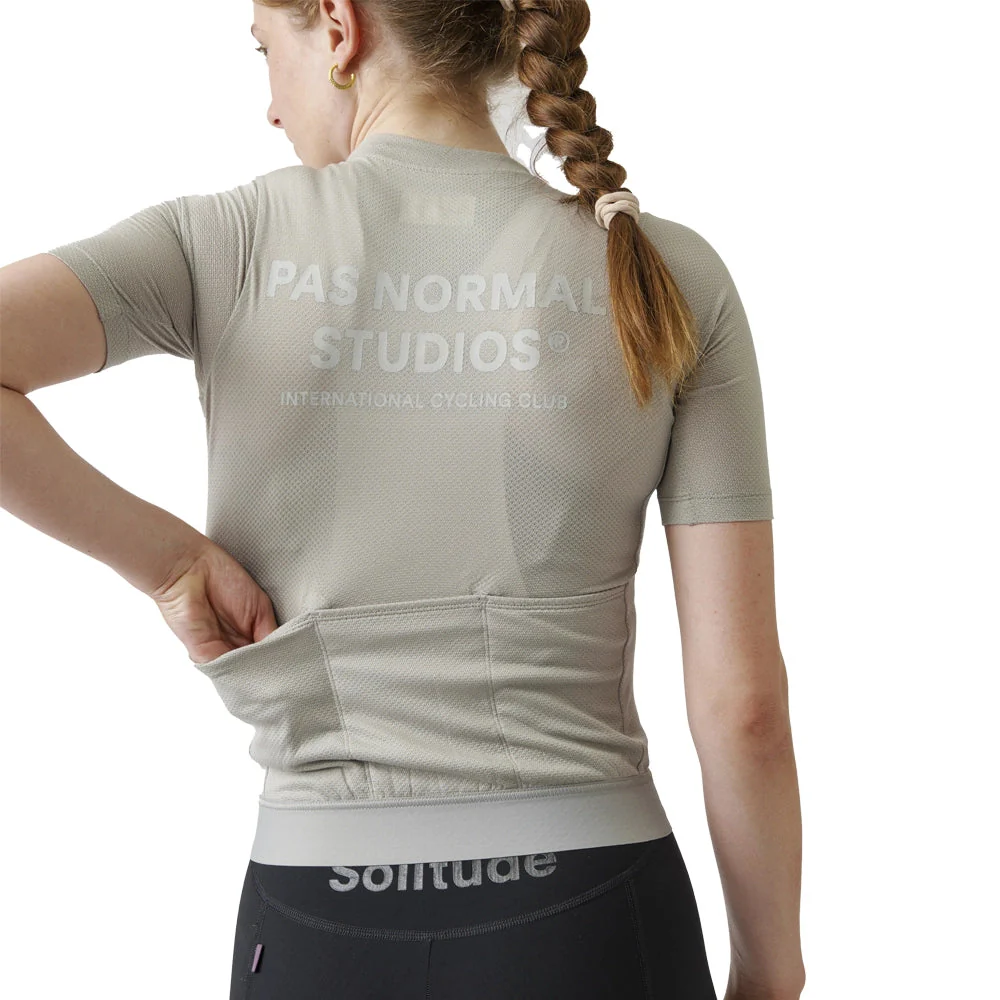 PAS NORMAL STUDIOS Solitude Mesh Women Jersey SS23 - Light Grey - Image 4