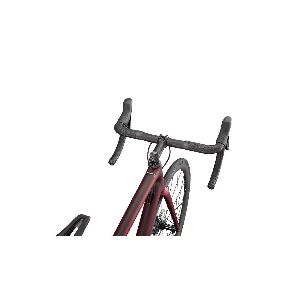 SPECIALIZED AETHOS PRO 2022 Sram Force AXS Disc Complete Road Bike - Maroon / Black Tint Edge Fade - Image 6