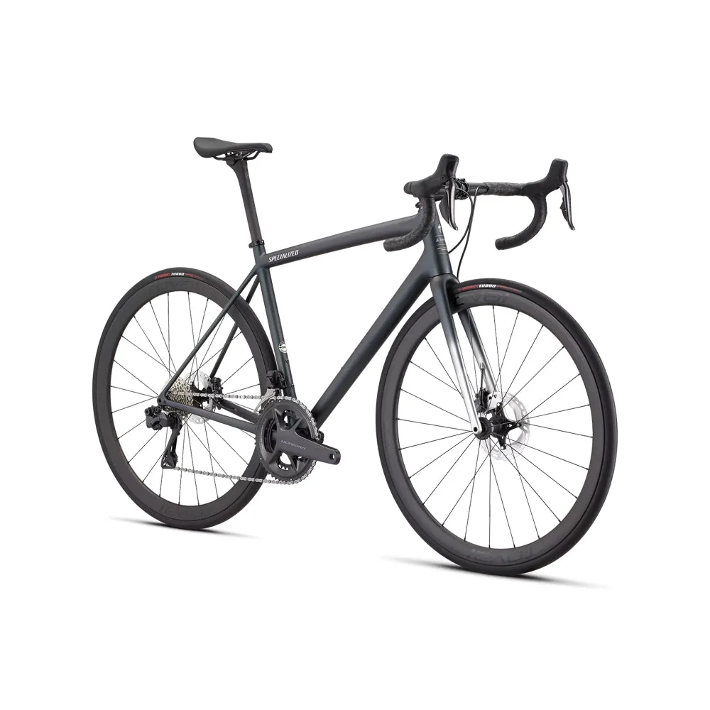 SPECIALIZED AETHOS Expert 2022 Ultegra Di2 Disc Complete Road Bike - CHAMELEON OIL TINT / FLAKE SILVER - Image 2