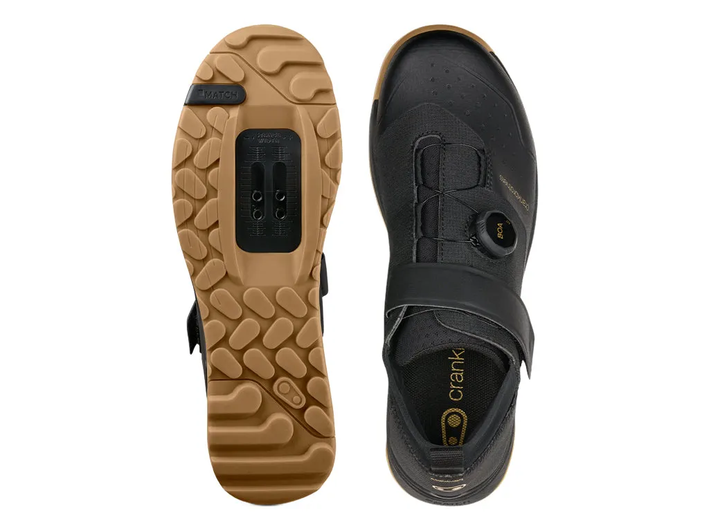 CRANK BROTHERS MALLET TRAIL BOA Mountain Cycling Shoes - BLACK/GOLD - Image 4