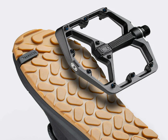 CRANK BROTHERS SHOES STAMP TRAIL BOA MTB/Gravel Cycling Shoes - BLACK/GOLD GUM OUTSOLE - Image 2