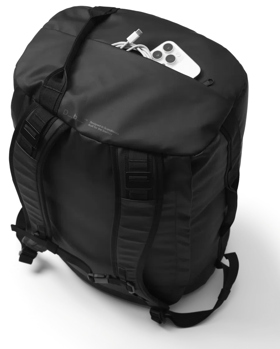 DB Journey Roamer Duffel Backpack 40L - Black Out - Image 2