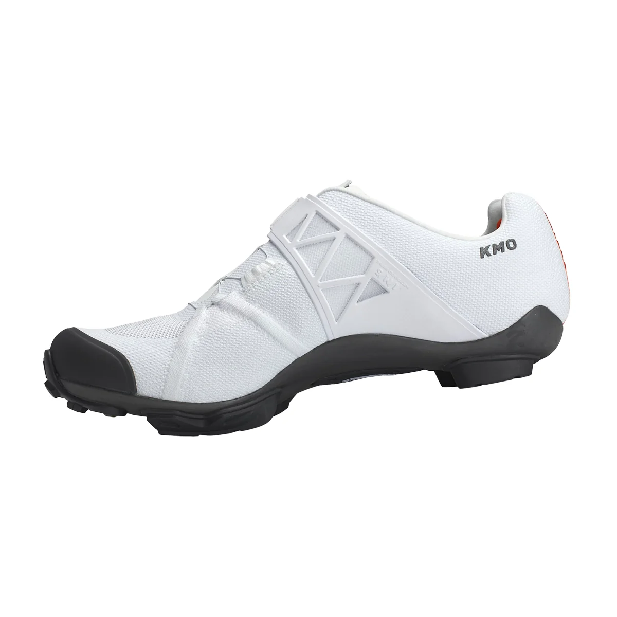 DMT KM0 Evo Gravel Cycling Shoes - White/Silver - Image 2