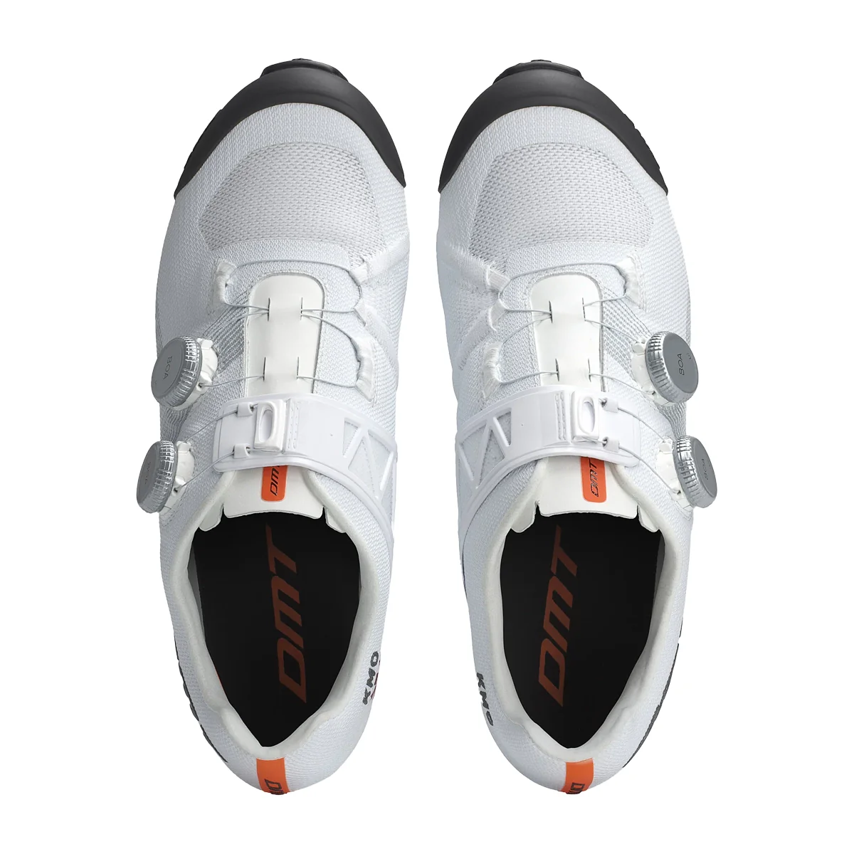 DMT KM0 Evo Gravel Cycling Shoes - White/Silver - Image 4