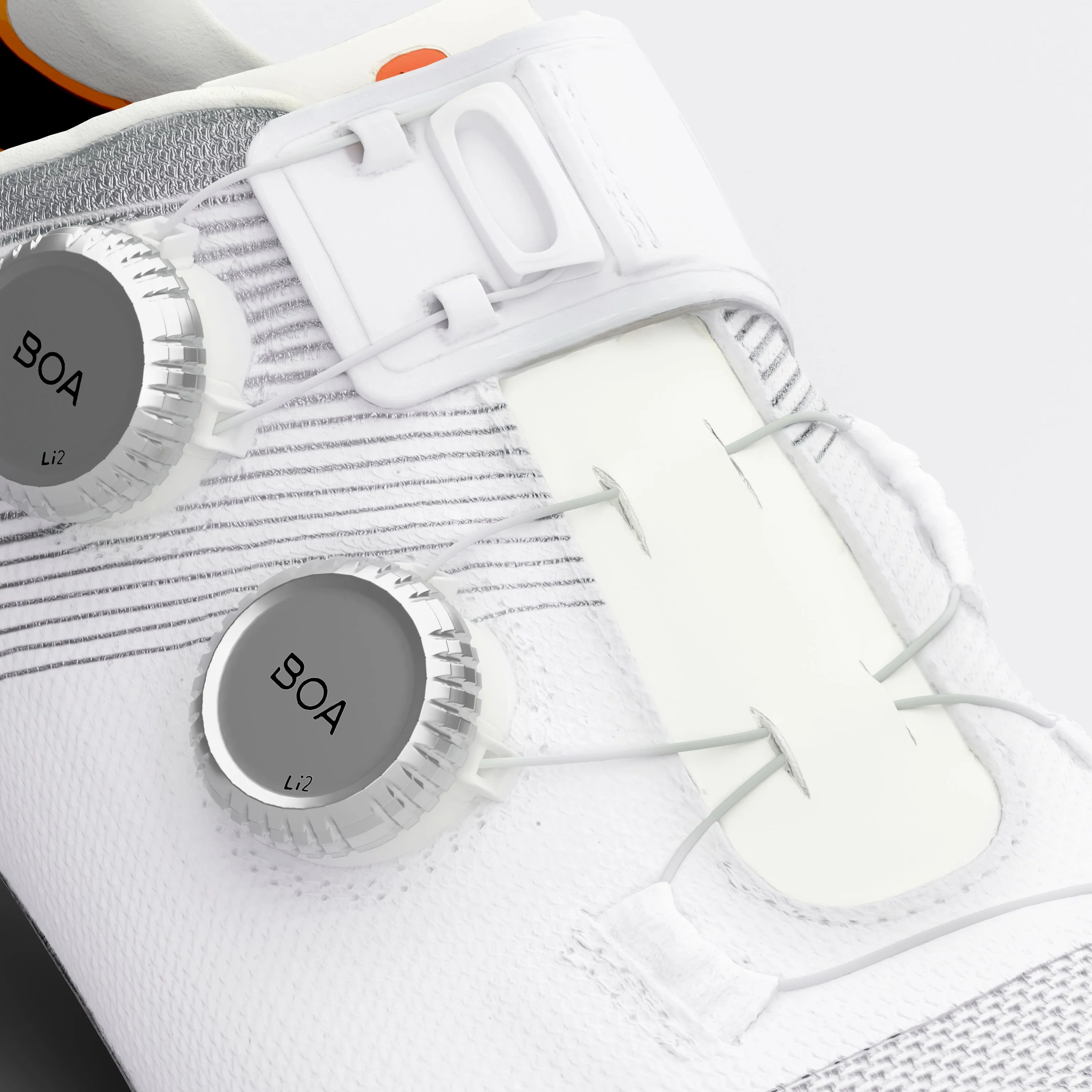 DMT KR0 EVO SUPERLIGHT SHOES - WHITE/SILVER - Image 5