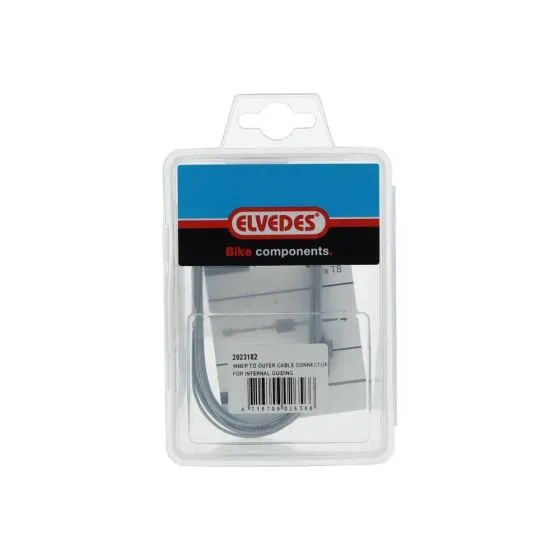 ELVEDES Inner To Outer Cable Connector For Iternal Guiding - Silver - Image 2