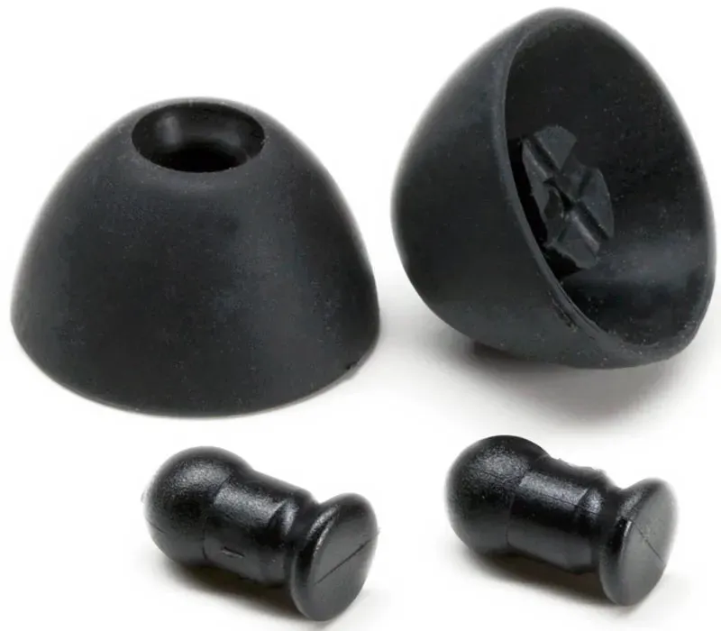 ENVE ROAD BAR END PLUG DOME AND BULLET X2 - Black - Image 2